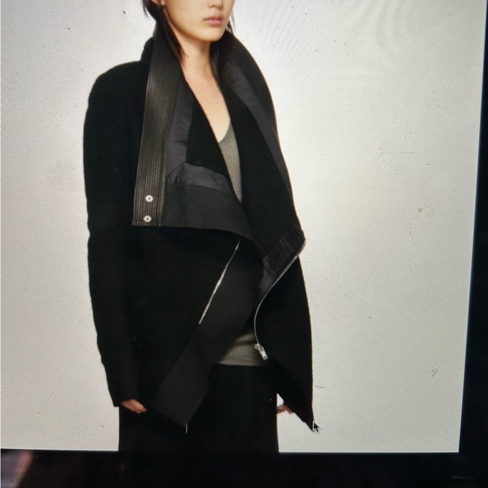 RICK OWENS exploded wool coat - Picture 3 of 11